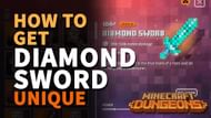 As a unique, diamond swords aren't super easy to obtain, but they can still be snagged nonetheless (Image via Mojang)